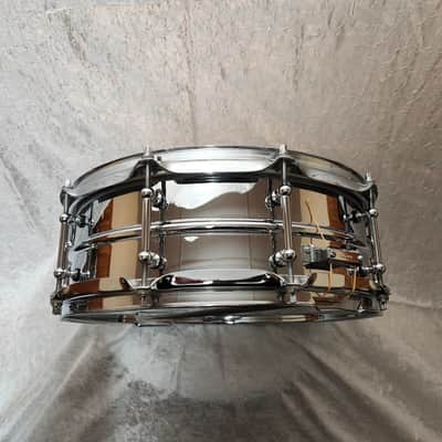 Ludwig LB400BT Brass Edition Supraphonic 5x14" 10-Lug Snare Drum with Tube Lugs 1998 - 2019 - Chrome-Plated image 8