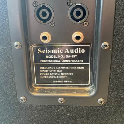 Seismic Audio SA-15T Speaker Pair image 7