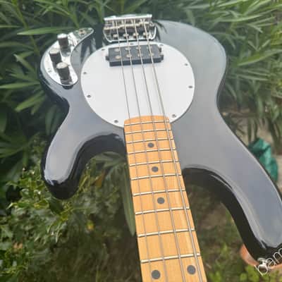 1982 Music Man StingRay Bass - Black- Pre Ernie Ball - OHSC image 8