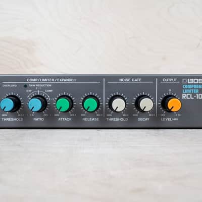 Boss RCL-10 Micro Rack Series Compressor Limiter Black Made in Japan MIJ w/ Power Supply image 2