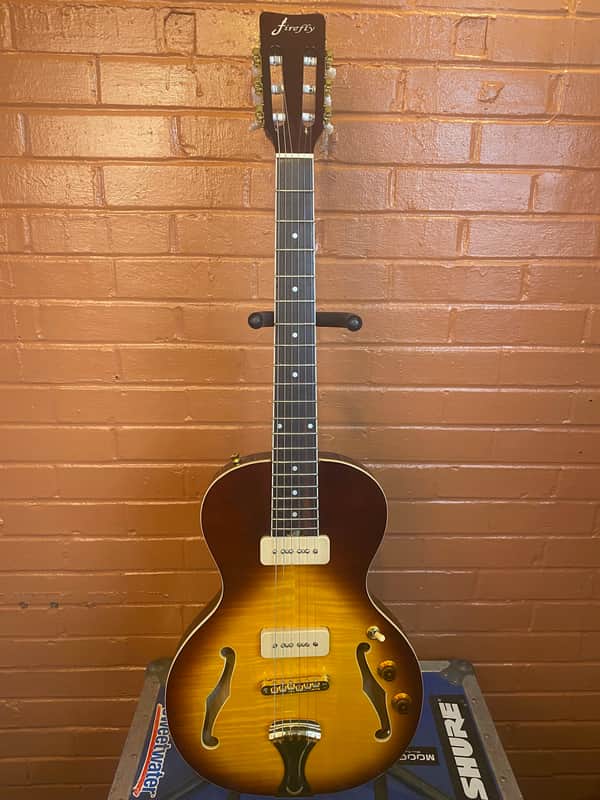 Firefly Little Sister 2022 - Vintage Sunburst Flame Top - Free Pro Setup image 1
