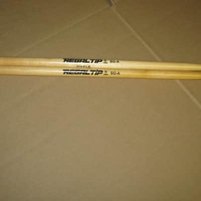 TWO Pairs (new old stock) very near A+ condition Regal Tip SG-A sticks: maple wood / natural stain finish (with paper sleeve packaging) from 2000s / 2010s image 10
