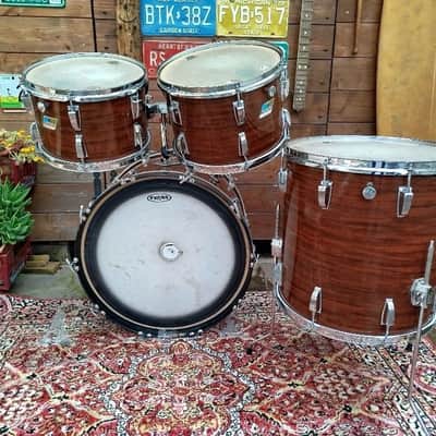 LUDWIG Big Beat 1976 Mahogany Cortex. Vintage. image 13