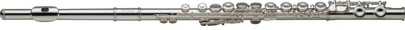 Stagg Flute w/B-foot joint, open holes, in-line G, french style keys image 1