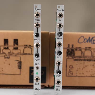2hp Comb & Burst Eurorack Synthesizer Modules w/ Tiptop Stackables #58600 image 5