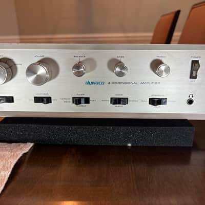 Dynaco SCA-80Q - Brushed aluminum face with metal body image 1