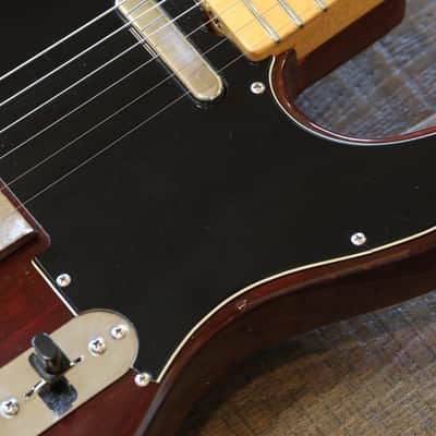 Vintage! 1978 Fender Telecaster Electric Guitar Wine Red + OHSC image 4