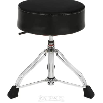 Tama HT850BC 1st Chair Round Rider XL Hydraulix Cloth Top - Black image 4