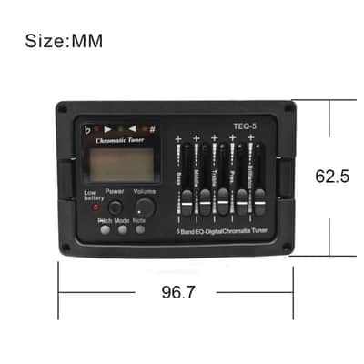 Acoustic Guitar 5 Band Preamp Pickup Tuner image 3