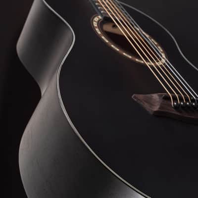 Washburn  AGM5BMK | G-Mini 5 Apprentice Series 7/8 Size Acoustic Guitar, Matte Black. New with Full Warranty! image 7