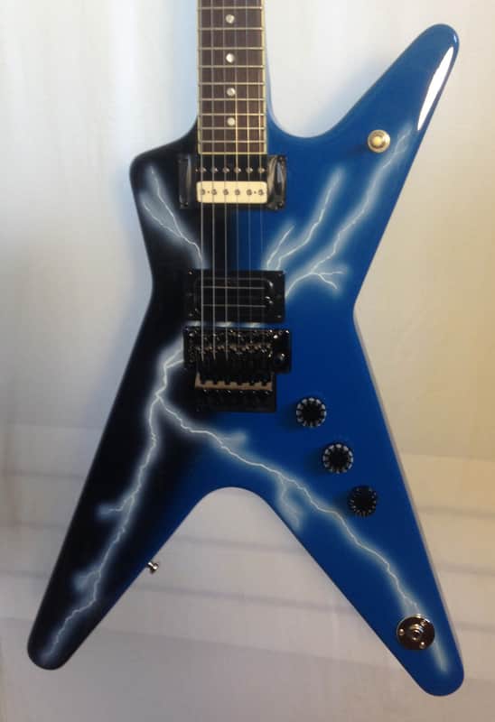 Dean Dime From Hell ML Lightning Bolt Electric Guitar image 1