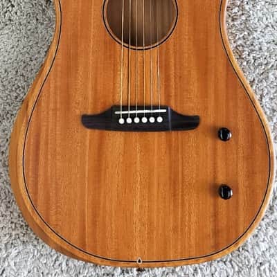 Fender Highway Acoustic Electric Mahogany Dreadnought Performance Guitar w/Bag image 1