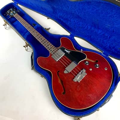 Gibson EB-2 1965/7 - Cherry All original with Hardshell case. image 9