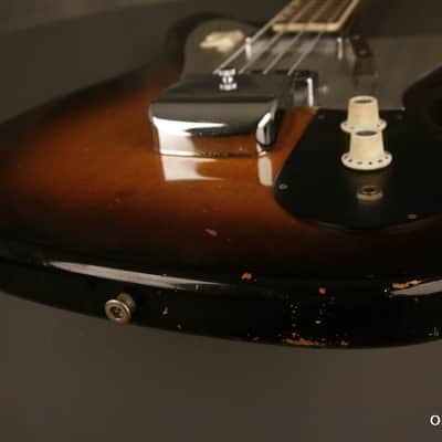 Silvertone/Teisco "Flea" Bass 1960s Sunburst image 18