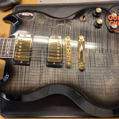 2024 Gibson SG Supreme Translucent Ebony Burst with AAA-Maple Top | Original Case image 17