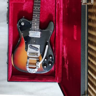 Unique Krautrock-Guitar Fender Telecaster Custom Sunburst - 1974 image 7