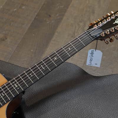Minty! 2019 Taylor 552ce 12 String Red Cedar Mahogany Acoustic Guitar Natural + OHSC image 7