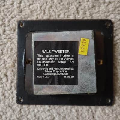 The Advent NALS tweeter in excellent condition - 1970's image 2