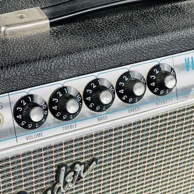 1968 Fender Vibro Champ Amplifier Drip Edge - Black image 8