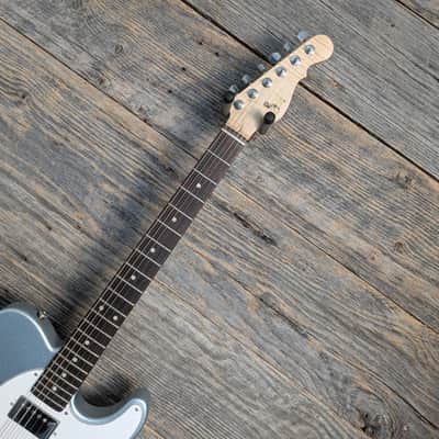 Used G&L 2023 Custom Shop ASAT Bluesboy - Ice Blue Metallic image 4