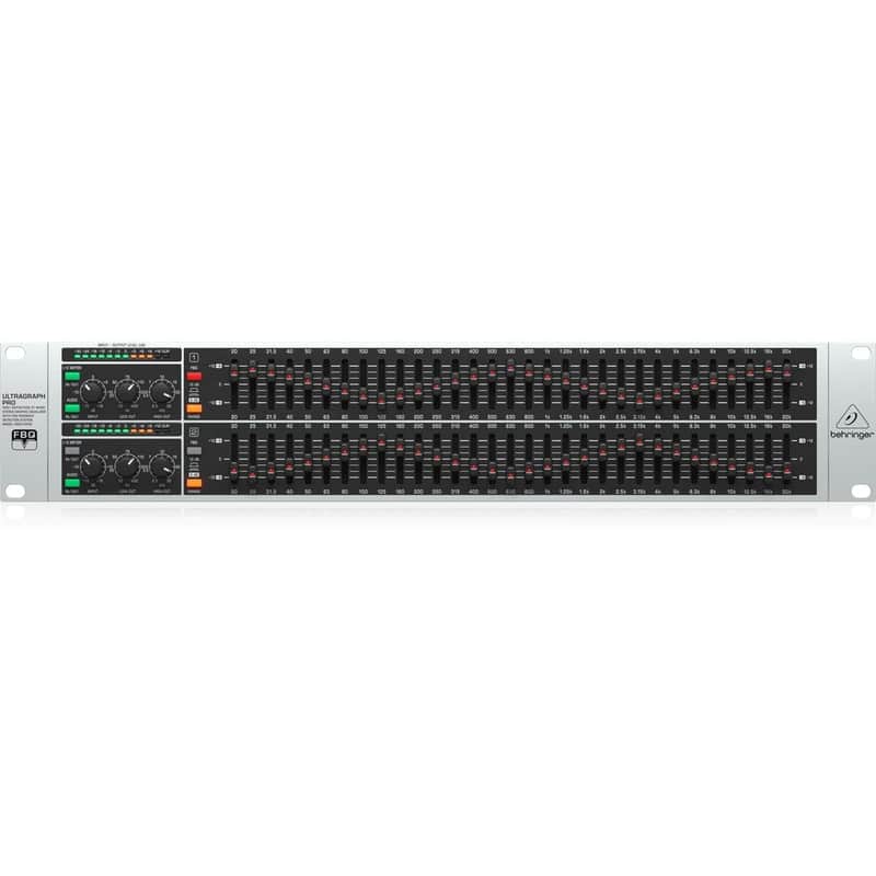 Behringer ULTRAGRAPH PRO FBQ3102HD 2-Channel 31-Band Graphic EQ image 1
