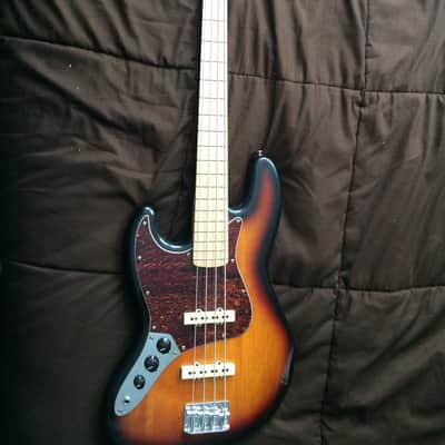 Left Handed Warmoth  Jazz Bass  2014 image 5