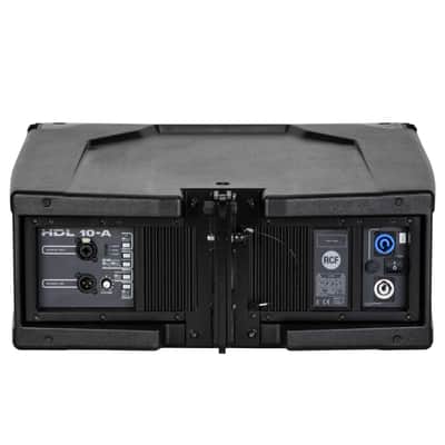 RCF HDL 10-A Active Powered Line Array DJ PA Speakers 2 Pack with Fight Cases image 8
