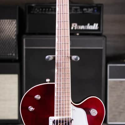 Gretsch G6119T-62 Vintage Select Edition '62 Tennessean Hollow Body with Bigsby Electric Guitar - Dark Cherry Stain with Hardshell Case image 5