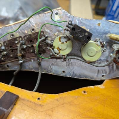 1960s Eko Model 100 Hot Rod Electric Guitar Vintage 3-Pickup Hollow Body Archtop Conversion image 11
