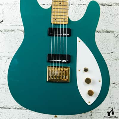 1993 Rickenbacker 260 El Dorado Turqouise w/ OHSC image 1