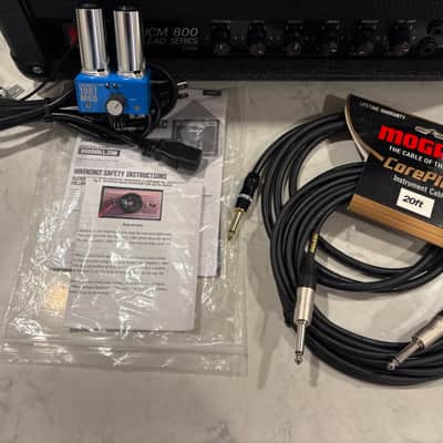 Limited Edition Marshall Studio Classic SC20H JCM 800 20-Watt Guitar Amp Head - Stealth Black - Legendary Tones Caswell 1987 Mod - Monster Mogami Cables image 2