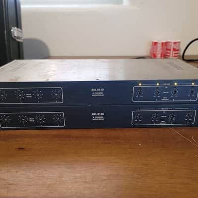 Pair BEL Digital Audio BEL 8150 professional 8-channel audio delay processors. image 4