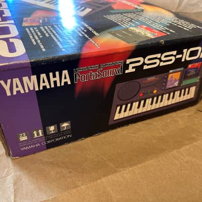 Yamaha PortaSound PSS-102 Electronic Keyboard 1991 rare with Card Reader System mini Synth Japan in box EC image 20