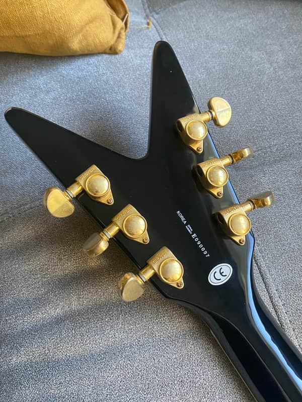 Dean ML Black Gold 2009 - Transparent Black | Reverb