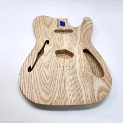 Brio 2 piece Roasted Swamp Ash Body "Thinline" T-Style - Unfinished image 3