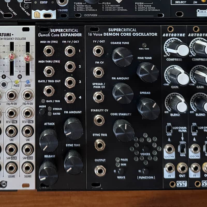 Supercritical Synthesizers Demon Core Oscillator