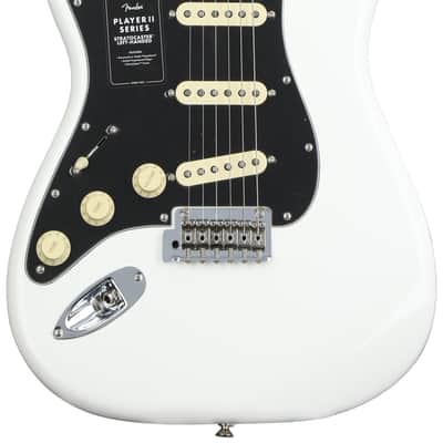 Fender Player II Stratocaster Left-handed Electric Guitar - Polar White with Rosewood Fingerboard image 1