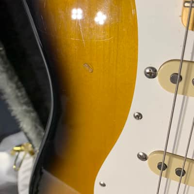 Fender JV Modified '50s Stratocaster HSS 2022 - 2024 - 2-Tone Sunburst image 3