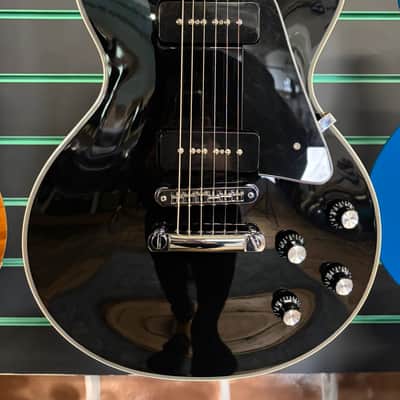 Burny Les Paul Custom P90 Ebony 2023 Electric Guitar | Reverb