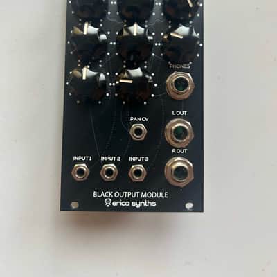 Erica Synths Black Output V1 2014 - 2020 - Black image 1