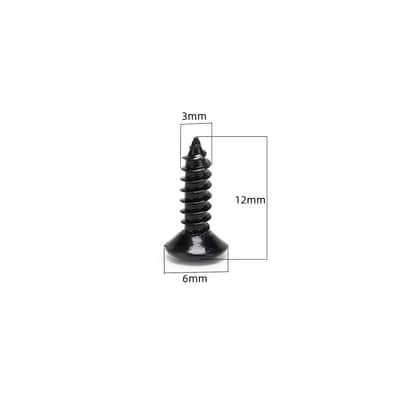60 Pack Electric Guitar Pickguard Screws Bass Pick Guard Mounting Screw Hardware for Fender Strat ST Tele TL Stratocaster Gibson LP Les Paul SG PB Jazz J Bass Control Plate Precision P Bass image 3