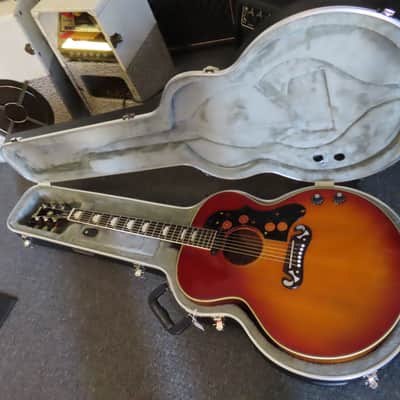 IBANEZ CONCORD 1975 SUNBURST 698-E J-200 JUMBO LAWSUIT PLAYER! image 3