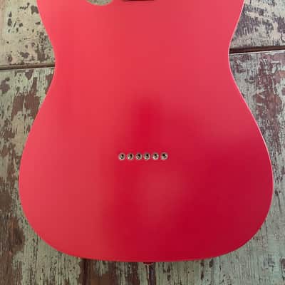 2022 Partscaster / Barncaster T-Type - Fiesta Red Nitro - Pine Body - P90 - Bigsby B5 image 19