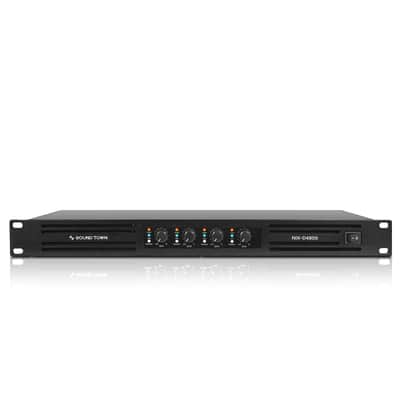 NIX-D4800 | 1U Class-D 4-Channel PA/DJ Power Amplifier, 4 x 720W RMS at 4-ohm, Aluminum Panel, Conference Installations image 2