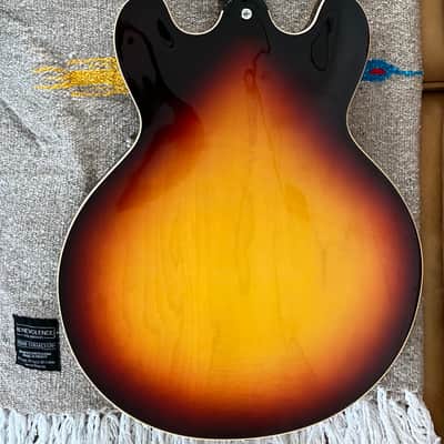 2015 Gibson Memphis ES-335 Block Sunset Burst W/ Figured Back & COA image 4