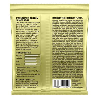 Ernie Ball Mammoth Slinky Nickel Wound Electric Guitar Strings, 12-62 image 2
