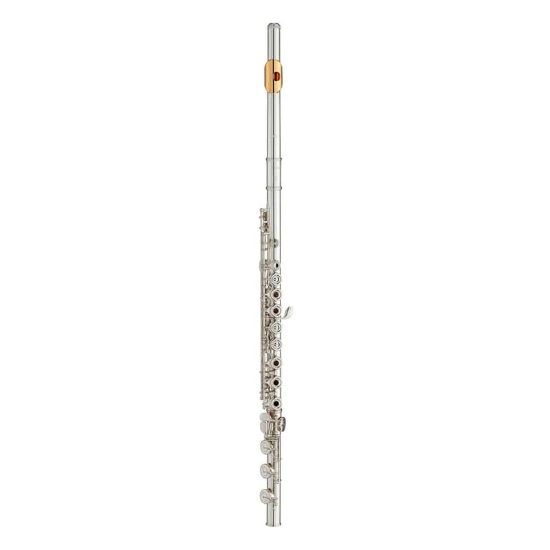 Yamaha YFL-382 Intermediate Flute Inline G B-Foot, Gold Lip-Plate image 1
