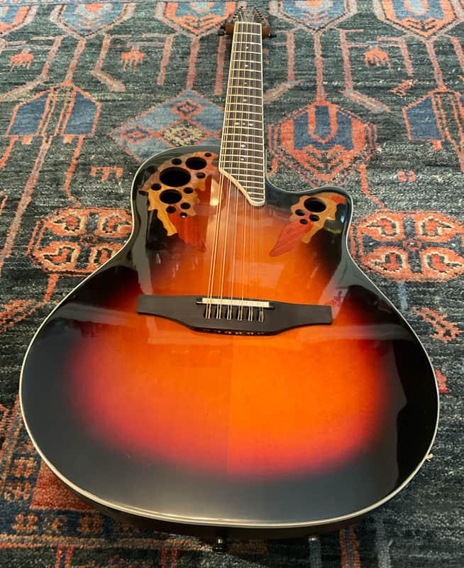 (MINT) Ovation Pro Series Standard Elite 2758AX-NEB 12str A/E Guitar New England Burst
