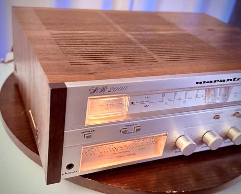 🎶✨ Marantz SR 2000 Vintage Stereo Receiver w/ Wood Case
