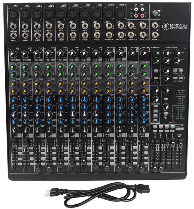 Mackie 1642VLZ4 Mixer 16-channel Compact Analog Low-Noise w/ 10 ONYX Preamps image 1